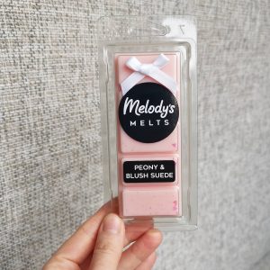 Peony and Blush suede