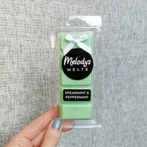 Spearmint and Peppermint wax melt snap bar, Melody's Melts